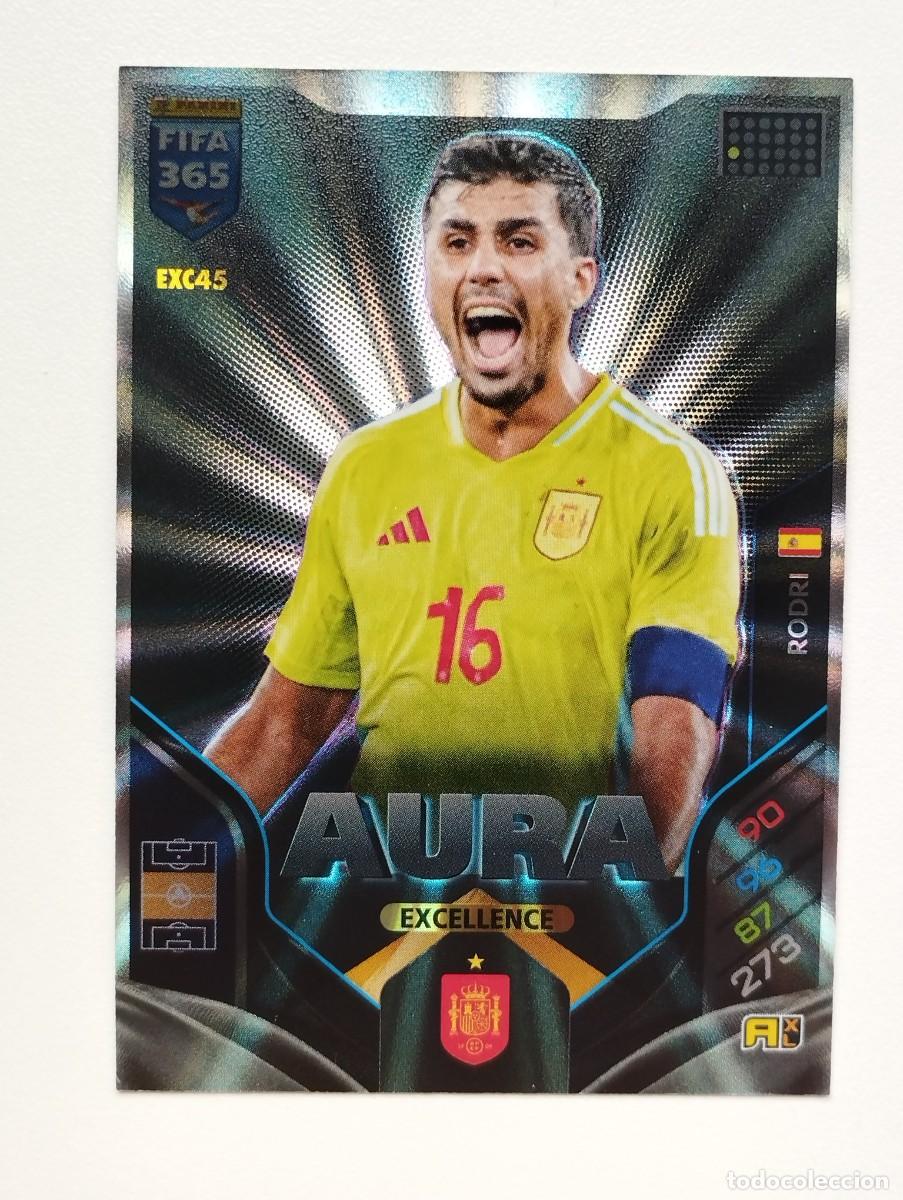 Fu&szlig;ball-Sticker: CROMO CARD ADRENALYN FIFA 365 2025 2026 25 26 AURA EXCELLENCE EXC45 RODRI ESPA&Ntilde;A