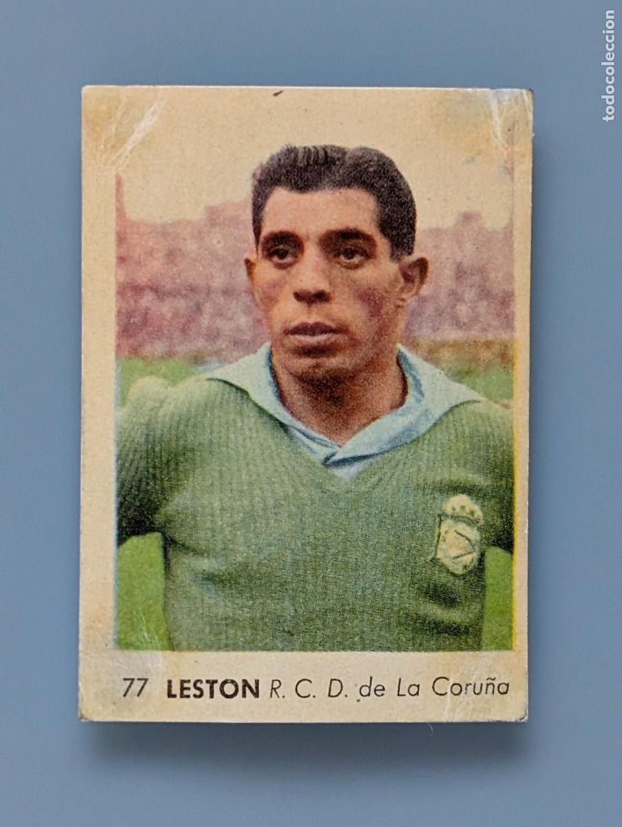 Cromos de f&uacute;tbol: RARO CROMO LESTON RCD LA CORU&Ntilde;A RUIZ ROMERO 1955 1956 55/56 FOOTBALL FUTBOL VIGO GALICIA