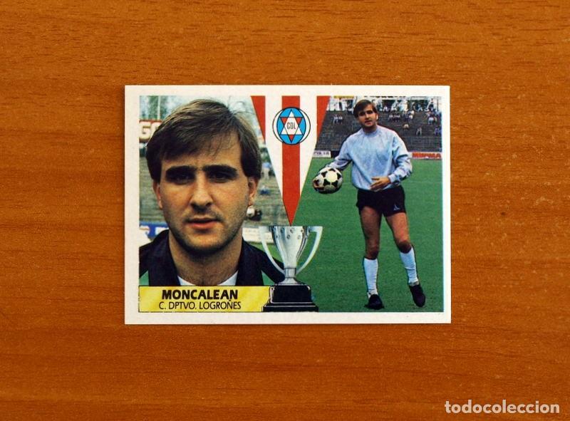 Cromos de f&uacute;tbol: Logro&ntilde;&eacute;s - Moncale&aacute;n - Ediciones Este Liga 1987-1988, 87-88 - Cromo Nunca pegado