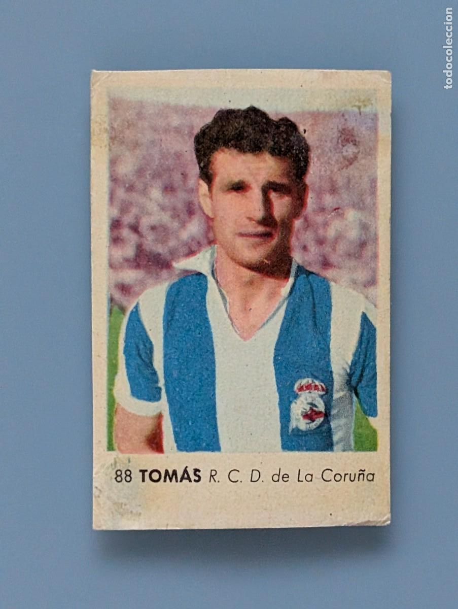 Cromos de f&uacute;tbol: RARO CROMO TOMAS RCD LA CORU&Ntilde;A RUIZ ROMERO 1955 1956 55/56 FOOTBALL FUTBOL VIGO GALICIA
