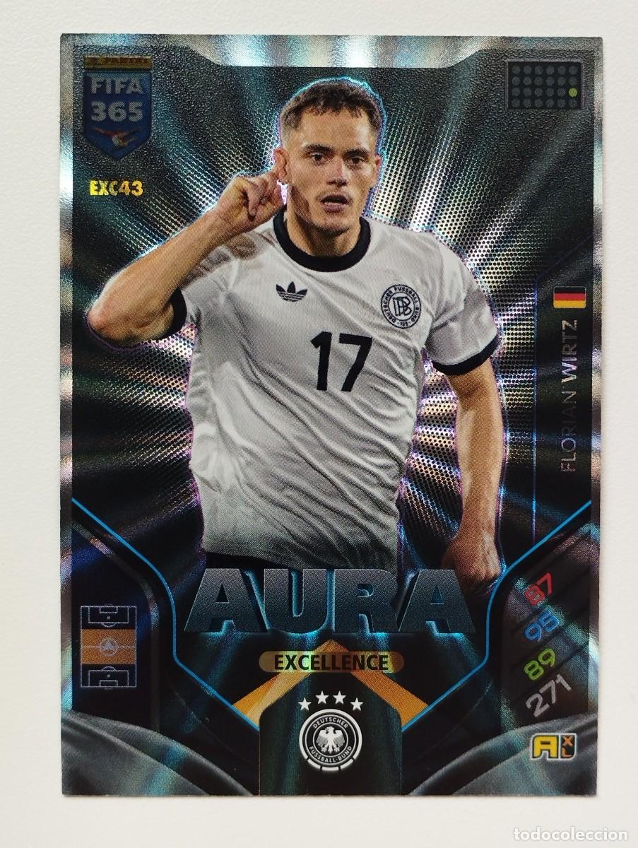Figurine di Calcio: CROMO CARD ADRENALYN FIFA 365 2025 2026 25 26 AURA EXCELLENCE EXC43 FLORIAN WIRTZ ALEMANIA
