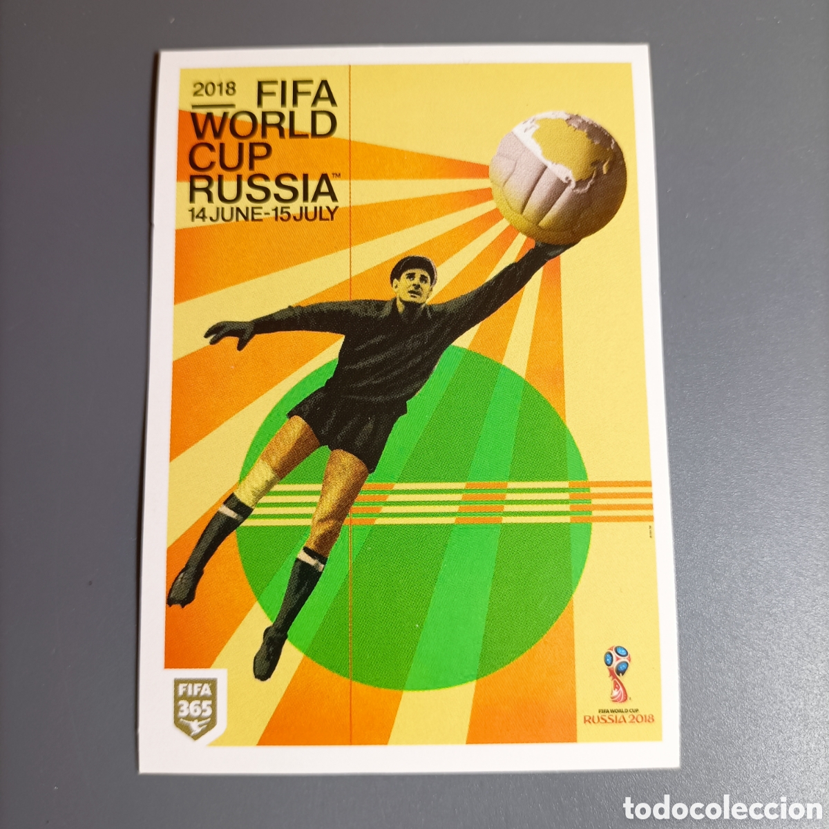 Cromos de f&uacute;tbol: STICKER PANINI ALBUM 2021. FIFA 365 (RUSSIA 2018) №428 FIFA WC POSTER