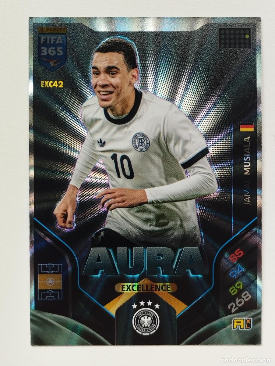 Cartes &agrave; collectionner de Football: CROMO CARD ADRENALYN FIFA 365 2025 2026 25 26 AURA EXCELLENCE EXC42 JAMAL MUSIALA ALEMANIA