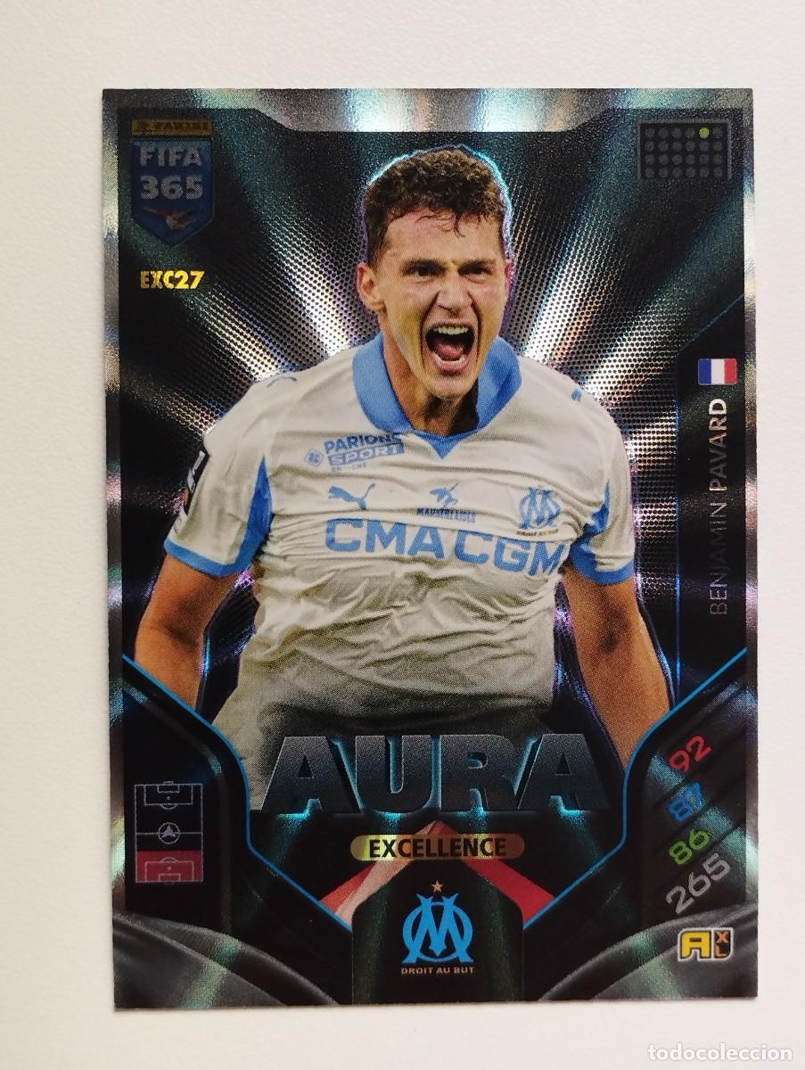 Figurine di Calcio: CROMO CARD ADRENALYN FIFA 365 2025 2026 25 26 AURA EXCELLENCE EXC27 PAVARD OLIMPIQUE DE MARSELLA