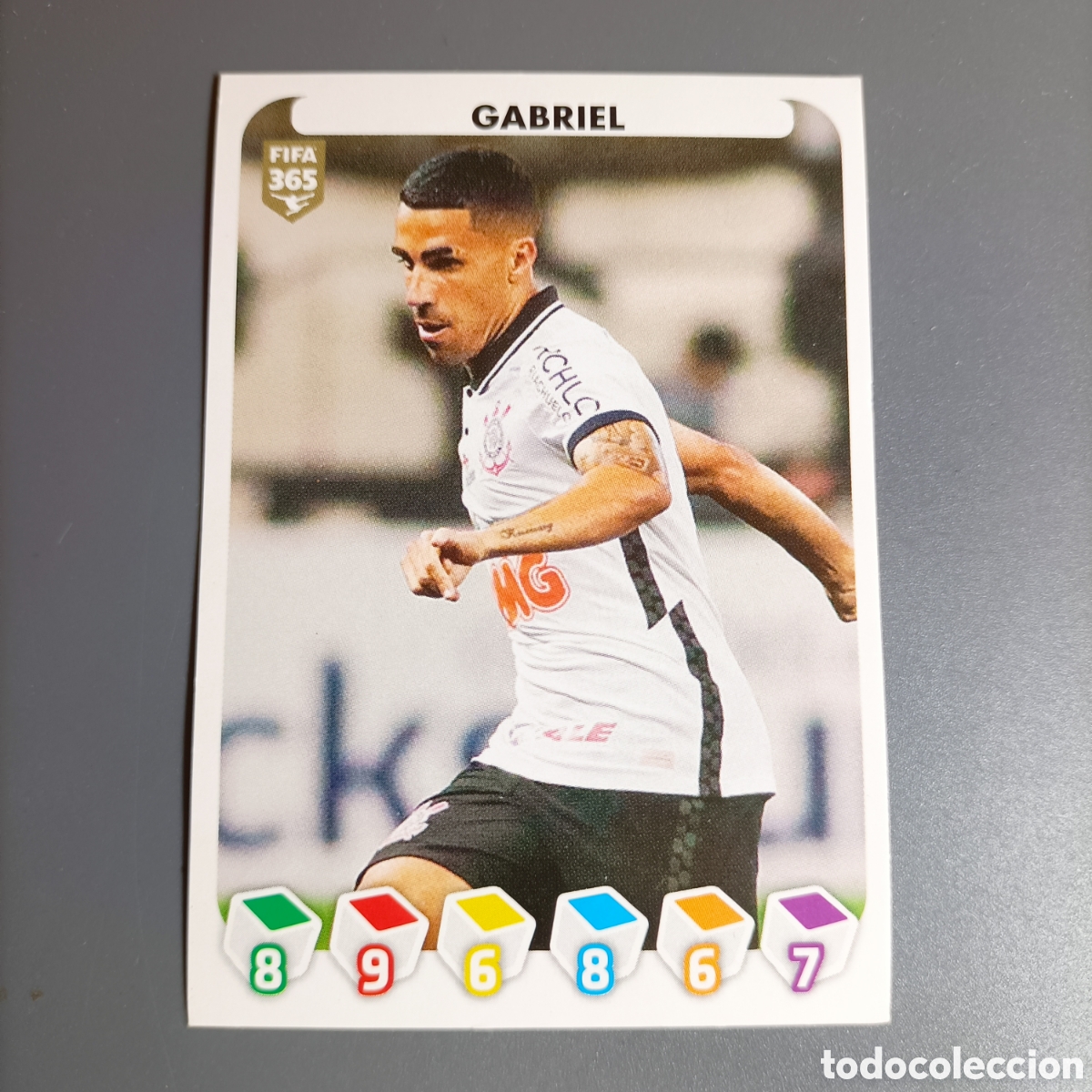 Cromos de f&uacute;tbol: STICKER PANINI ALBUM 2021. FIFA 365 (WC CORINTHIANS) №395 GABRIEL