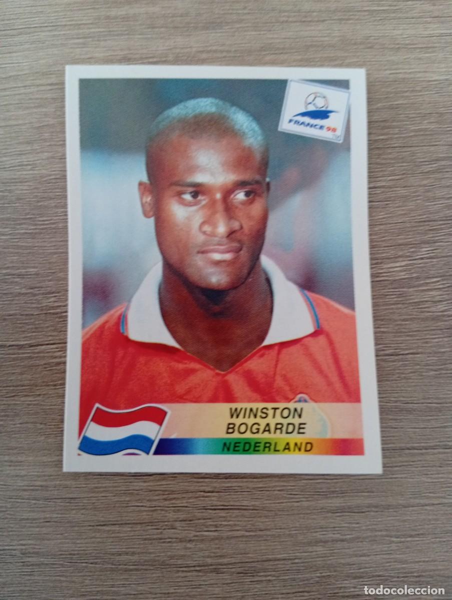 Cromos de f&uacute;tbol: WINSTON BOGARDE 305 HOLANDA PANINI FRANCIA 1998 98 SIN PEGAR NUNCA PEGADO