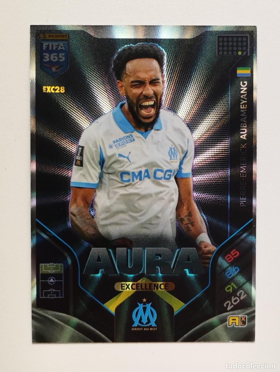 Cromos de Futebol: CROMO CARD ADRENALYN FIFA 365 2025 2026 25 26 AURA EXCELLENCE EXC28 AUBAMEYANG OLIMPIQUE DE MARSELLA