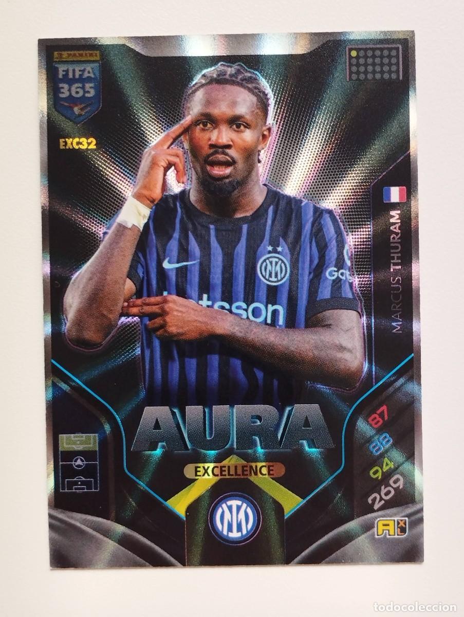 Football Stickers: CROMO CARD ADRENALYN FIFA 365 2025 2026 25 26 AURA EXCELLENCE EXC32 MARCUS THURAM INTER