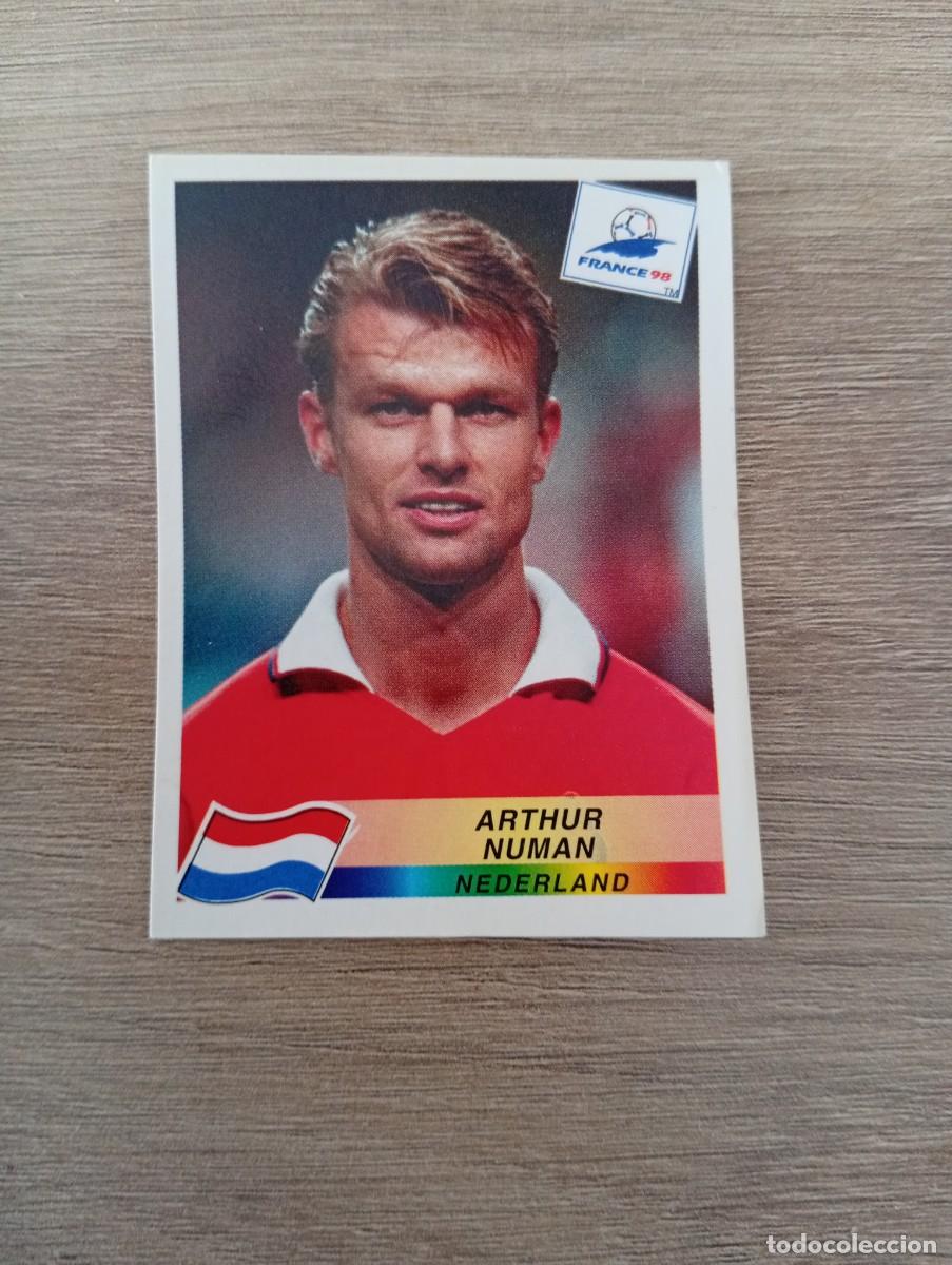 Cromos de f&uacute;tbol: ARTHUR NUMAN 306 HOLANDA PANINI FRANCIA 1998 98 SIN PEGAR NUNCA PEGADO
