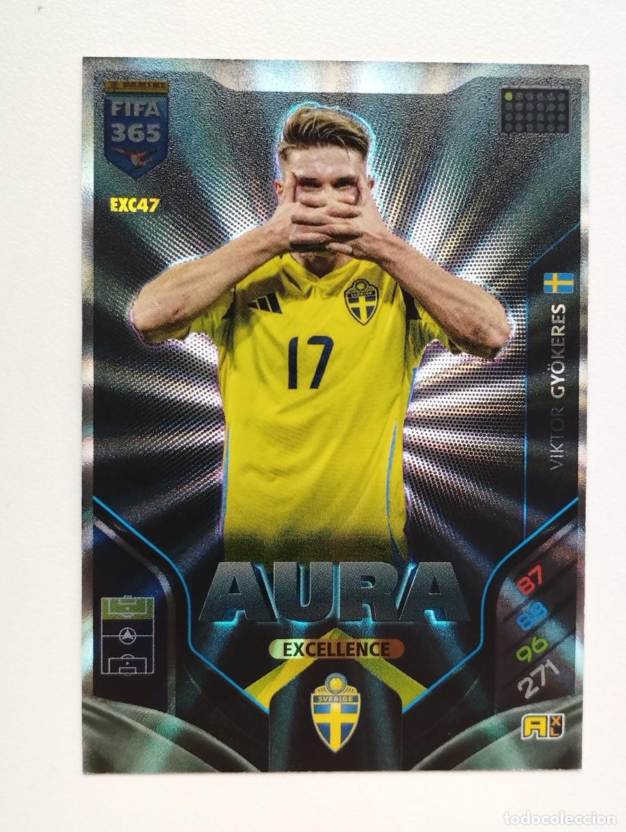 Football Stickers: CROMO CARD ADRENALYN FIFA 365 2025 2026 25 26 AURA EXCELLENCE EXC47 GYOKERES SUECIA