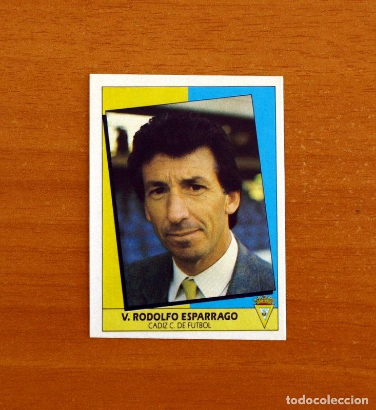Cartes &agrave; collectionner de Football: C&aacute;diz - V&iacute;ctor Rodolfo Esparrago Entrenador - Ediciones Este Liga 1987-1988, 87-88 - Nunca pegado