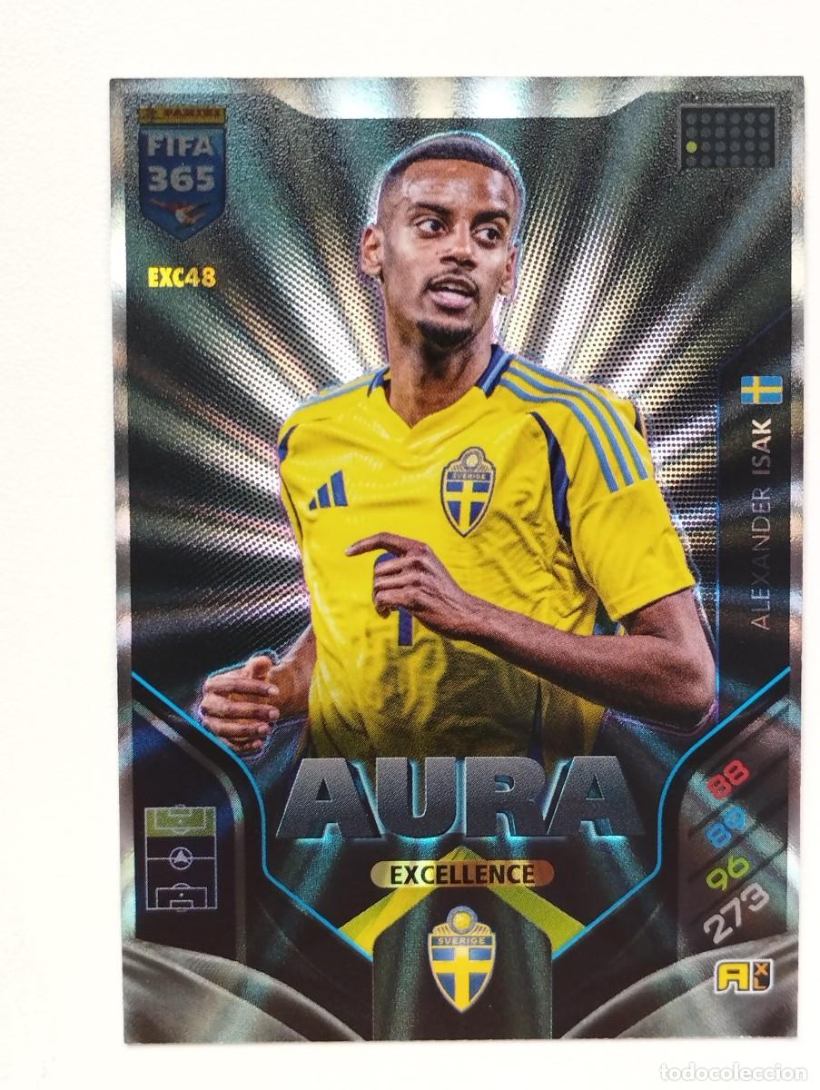 Football Stickers: CROMO CARD ADRENALYN FIFA 365 2025 2026 25 26 AURA EXCELLENCE EXC48 ALEXANDER ISAK SUECIA