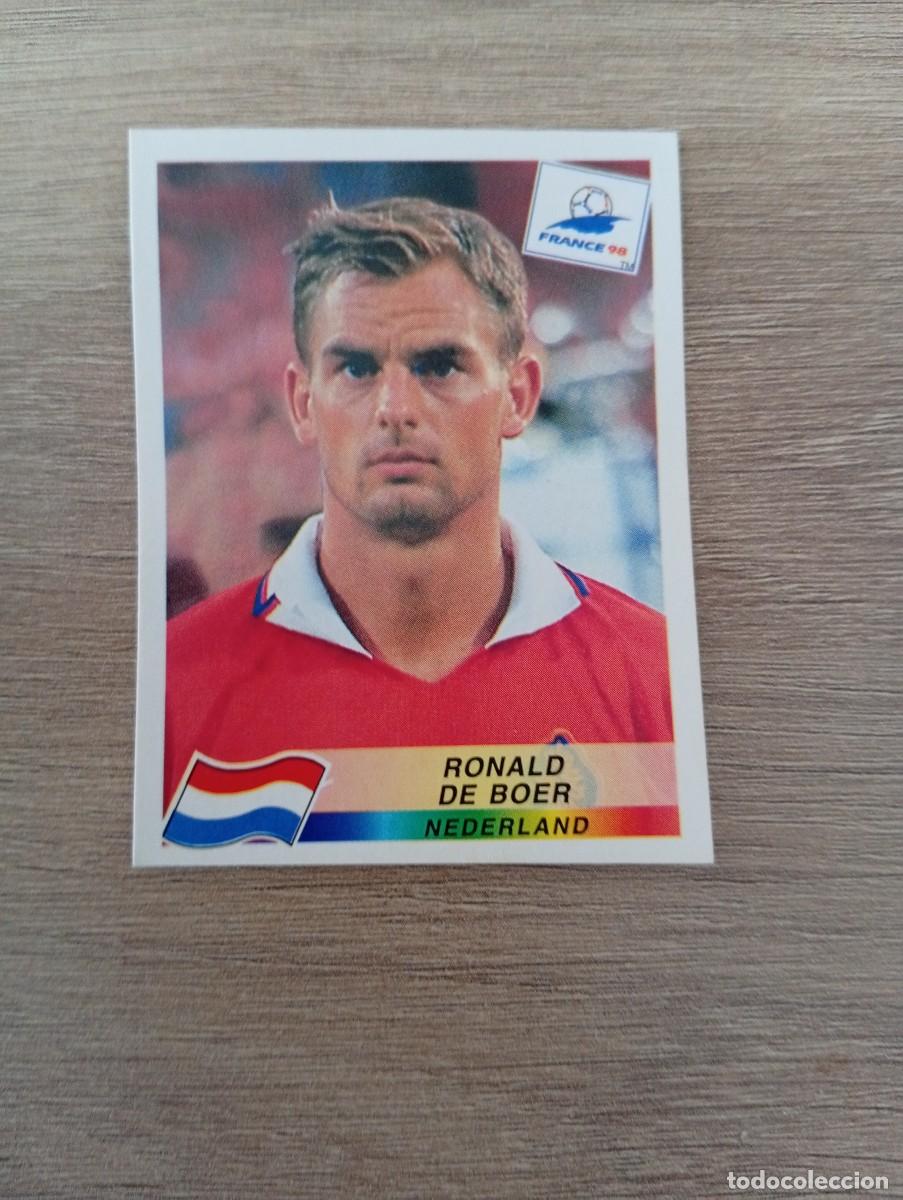 Fu&szlig;ball-Sticker: RONALD DE BOER 308 HOLANDA PANINI FRANCIA 1998 98 SIN PEGAR NUNCA PEGADO