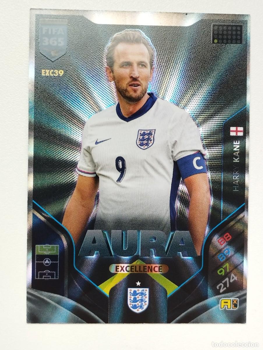 Fu&szlig;ball-Sticker: CROMO CARD ADRENALYN FIFA 365 2025 2026 25 26 AURA EXCELLENCE EXC39 HARRY KANE INGLATERRA