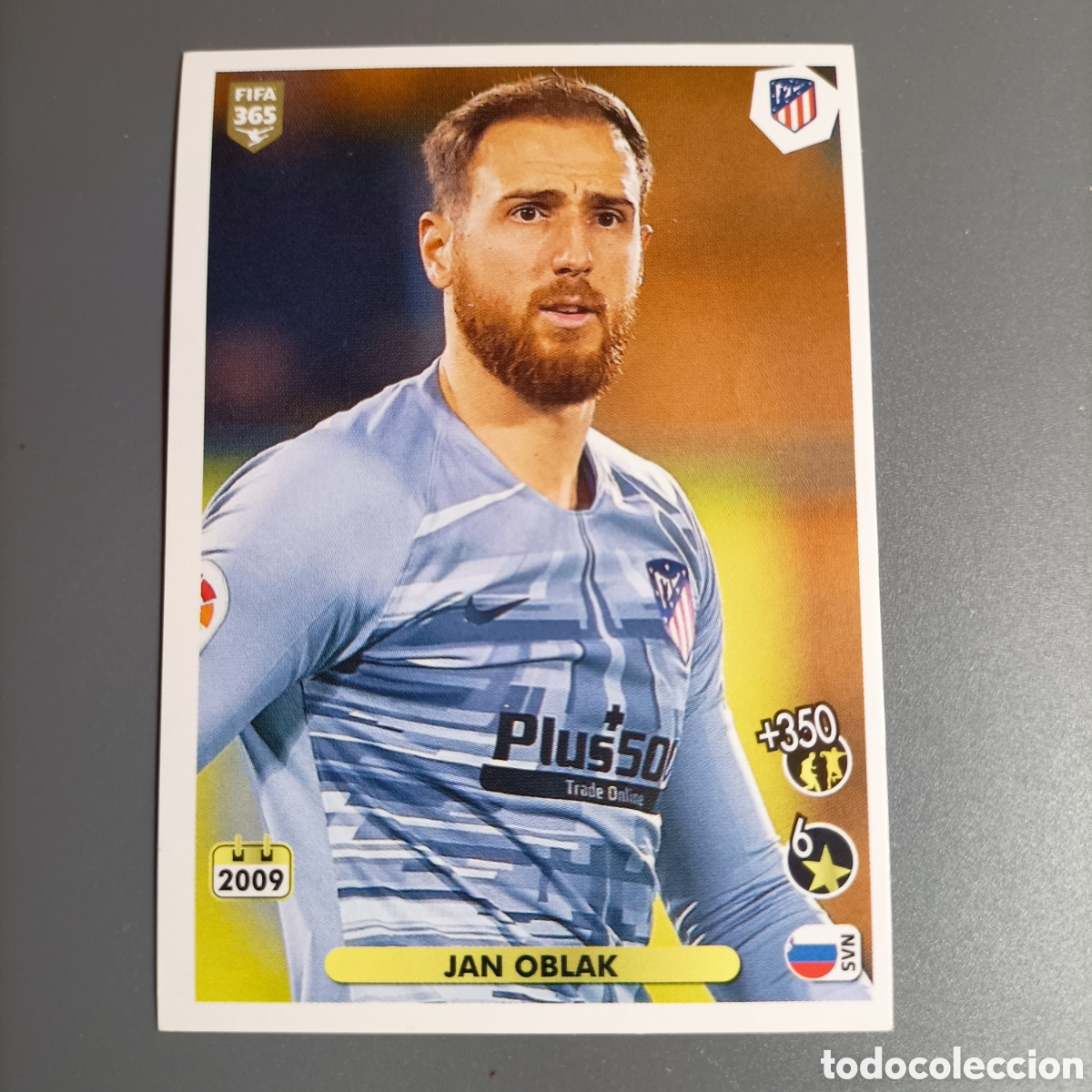 Cromos de f&uacute;tbol: STICKER PANINI ALBUM 2021. FIFA 365 (ATL&Eacute;TICO) №13 JAN OBLAK