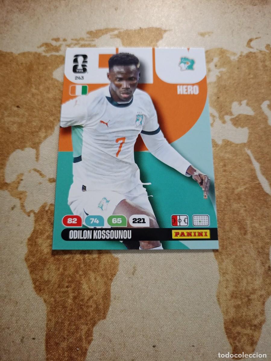 Cromos de f&uacute;tbol: Costa de Marfil 243 ODILON KOSSOUNOU Adrenalyn WORLD Cup 2026