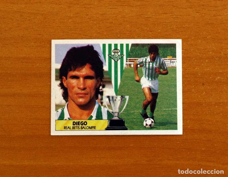 Cromos de f&uacute;tbol: Real Betis - Diego - Ediciones Este Liga 1987-1988, 87-88 - Cromo Nunca pegado