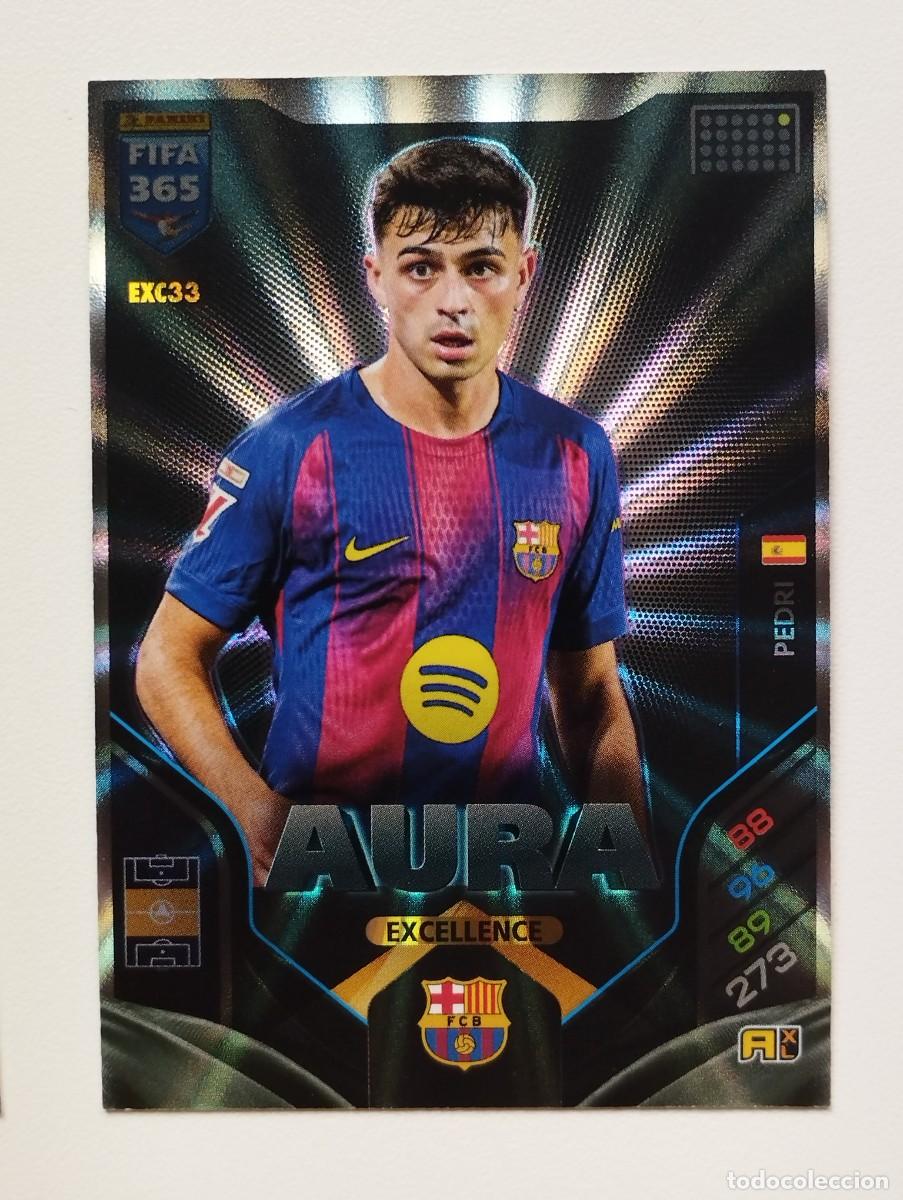 Cromos de Futebol: CROMO CARD ADRENALYN FIFA 365 2025 2026 25 26 AURA EXCELLENCE EXC33 PEDRI BARCELONA