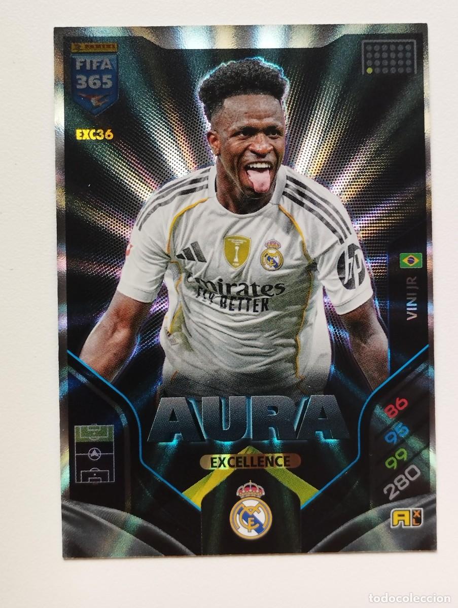 Cromos de Futebol: CROMO CARD ADRENALYN FIFA 365 2025 2026 25 26 AURA EXCELLENCE EXC36 VINICIUS JR REAL MADRID