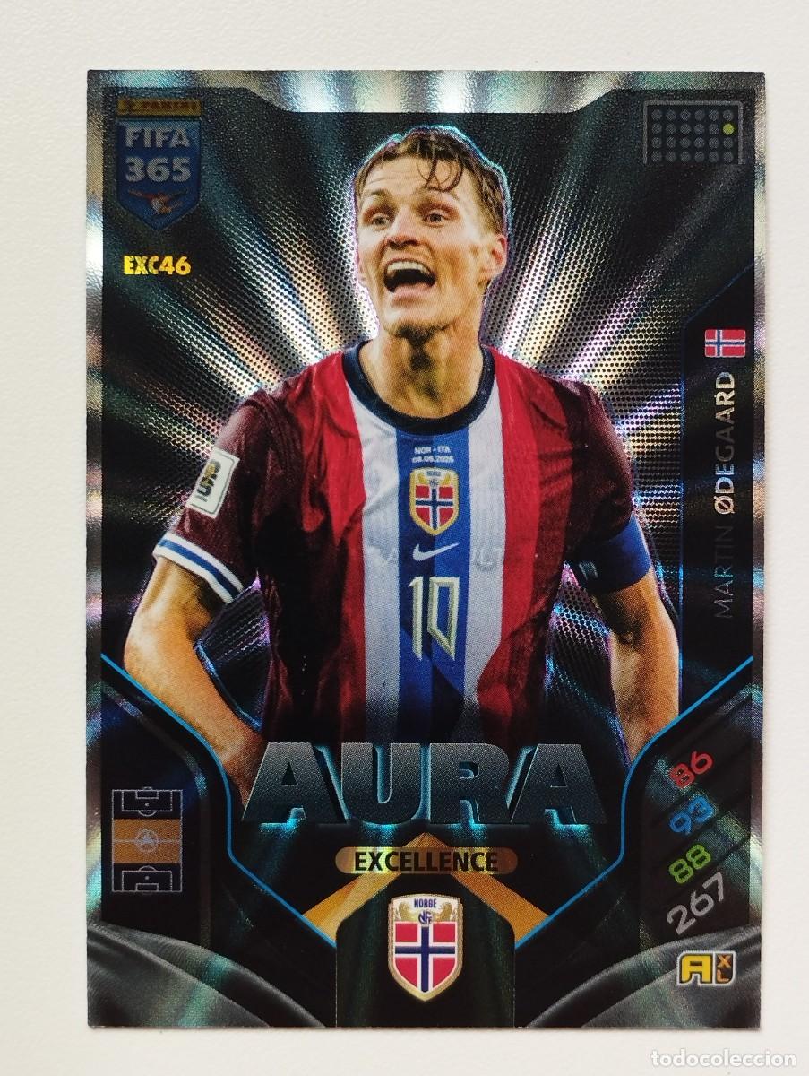 Cromos de Futebol: CROMO CARD ADRENALYN FIFA 365 2025 2026 25 26 AURA EXCELLENCE EXC46 MARTIN ODEGAARD NORUEGA
