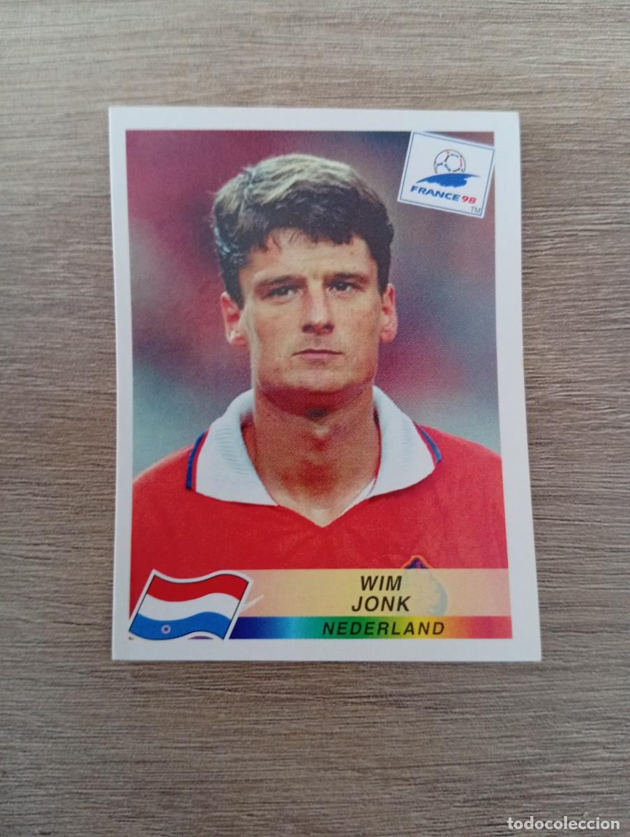 Cromos de f&uacute;tbol: WIM JONK 310 HOLANDA PANINI FRANCIA 1998 98 SIN PEGAR NUNCA PEGADO
