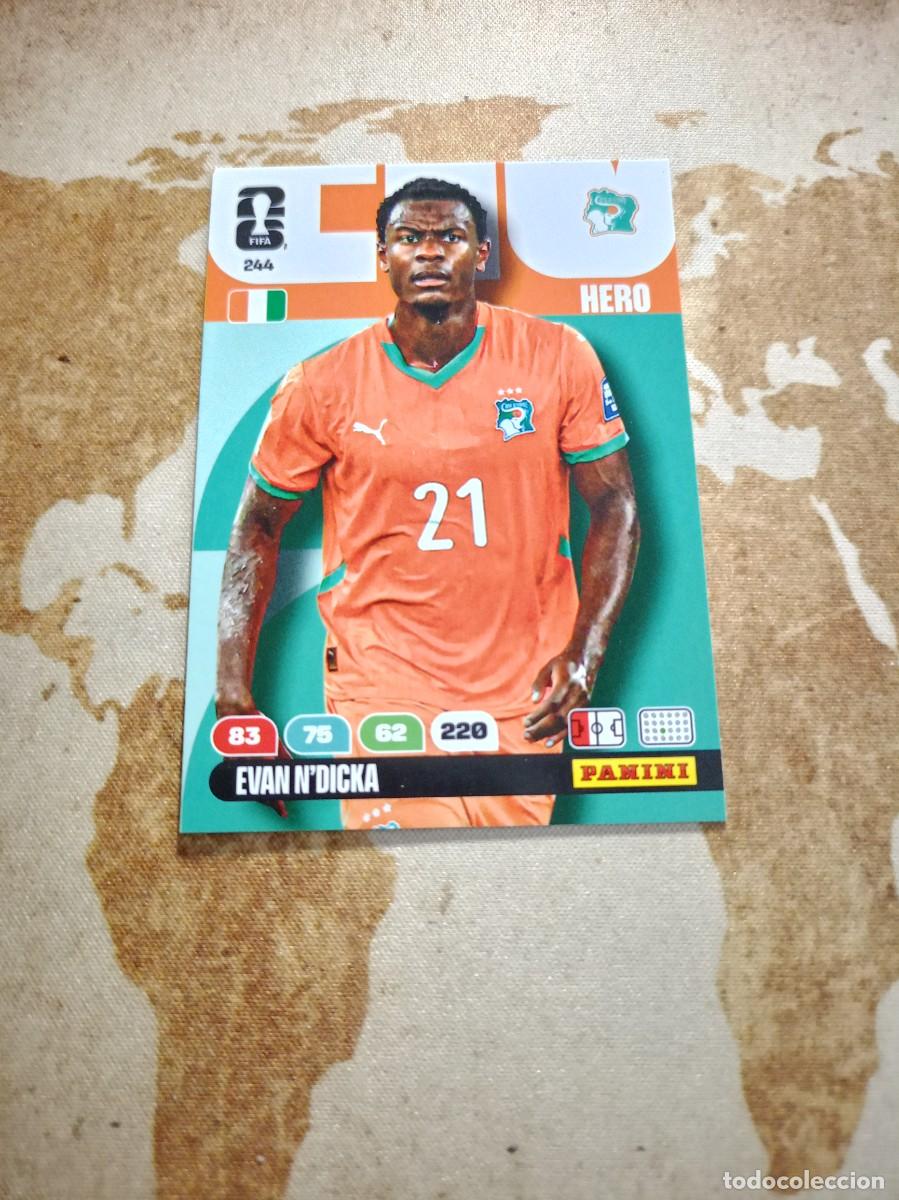 Cromos de f&uacute;tbol: Costa de Marfil 244 EVAN N'DICKA Adrenalyn WORLD Cup 2026