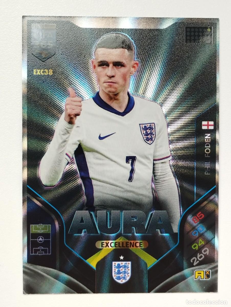 Cromos de Futebol: CROMO CARD ADRENALYN FIFA 365 2025 2026 25 26 AURA EXCELLENCE EXC38 PHIL FODEN INGLATERRA