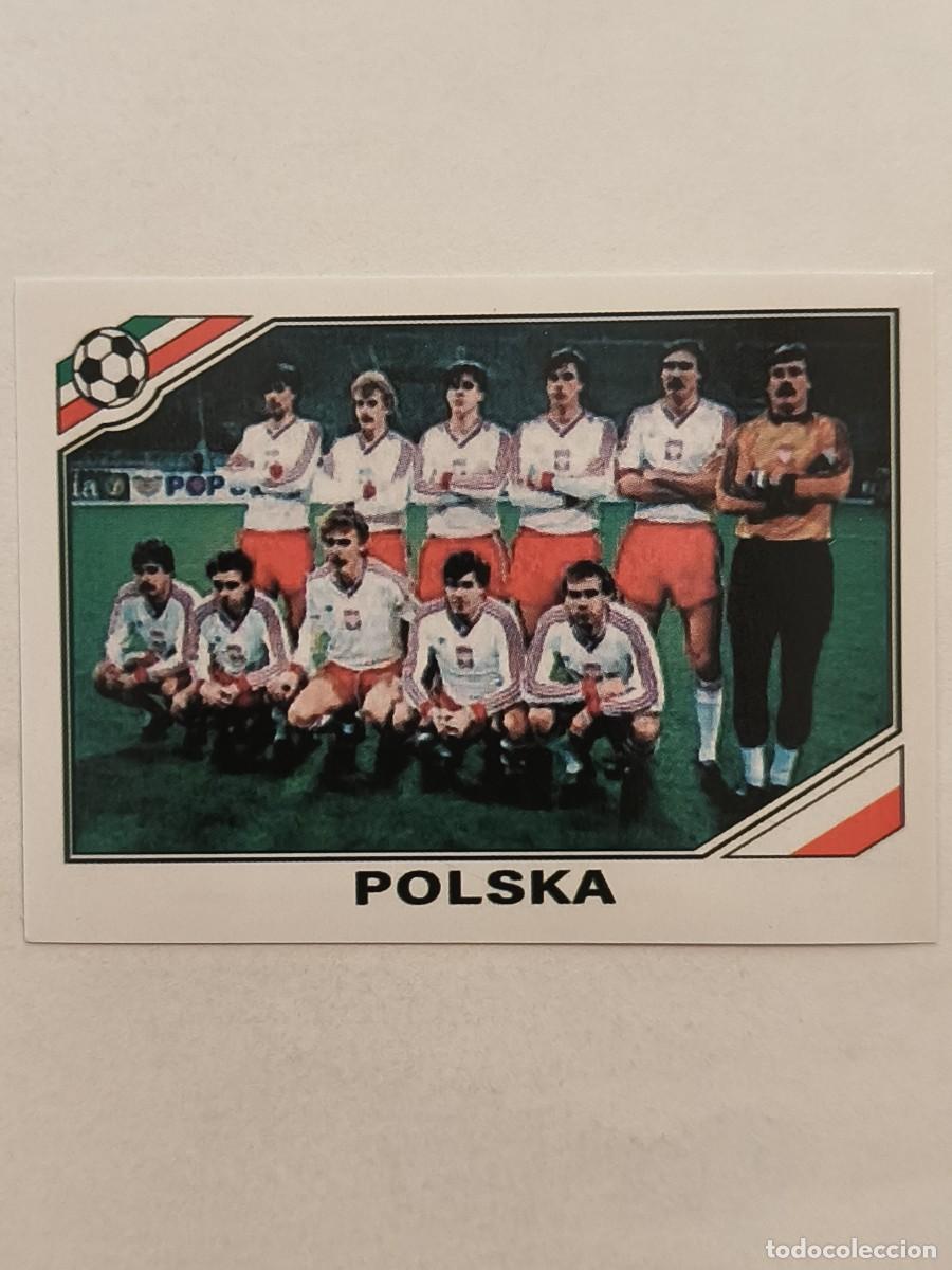 Cromos de f&uacute;tbol: #365 ALINEACION (POLONIA) MUNDIAL MEXICO 86 PANINI