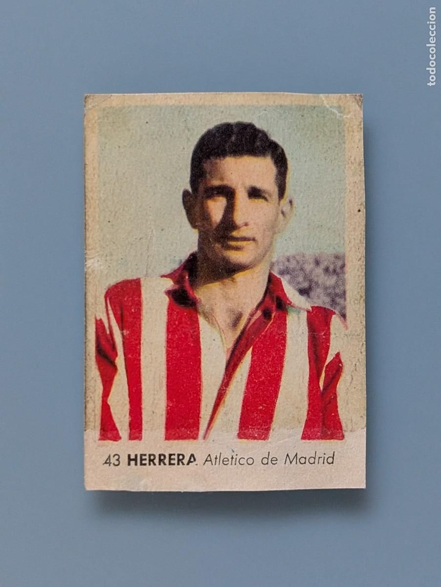Cromos de Futebol: RARO CROMO RARE CARD N&deg; 43 HERRERA ATLETICO MADRID RUIZ ROMERO LIGA 1955 1956 55/56 FOOTBALL FUTBOL