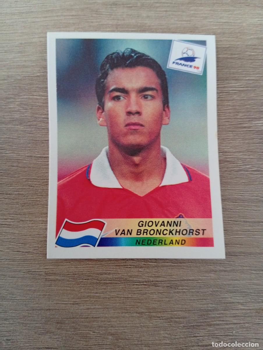 Cromos de Futebol: GIOVANNI VAN BRONCKHORST 312 HOLANDA PANINI FRANCIA 1998 98 SIN PEGAR NUNCA PEGADO