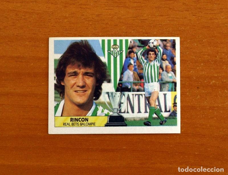 Cromos de Futebol: Real Betis - Rinc&oacute;n - Ediciones Este Liga 1987-1988, 87-88 - Cromo Nunca pegado