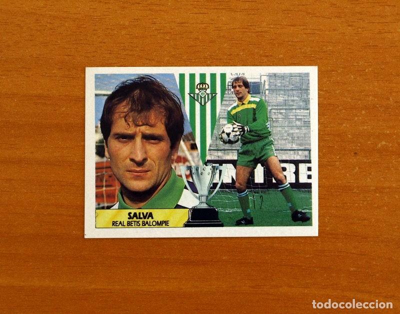 Cromos de Futebol: Real Betis - Salva - Ediciones Este Liga 1987-1988, 87-88 - Nunca Pegado