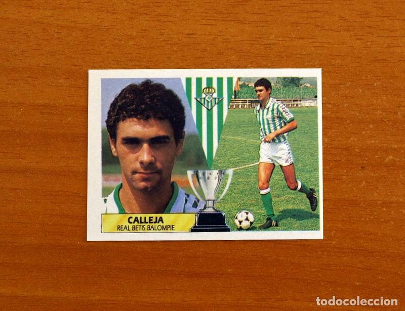 Cromos de Futebol: Real Betis - Calleja - Ediciones Este Liga 1987-1988, 87-88 - Cromo Nunca pegado