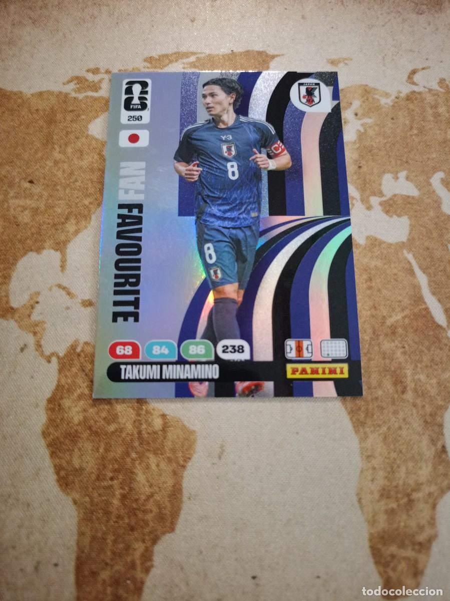 Football Stickers: Jap&oacute;n 250 TAKUMI MINAMINO Adrenalyn WORLD Cup 2026