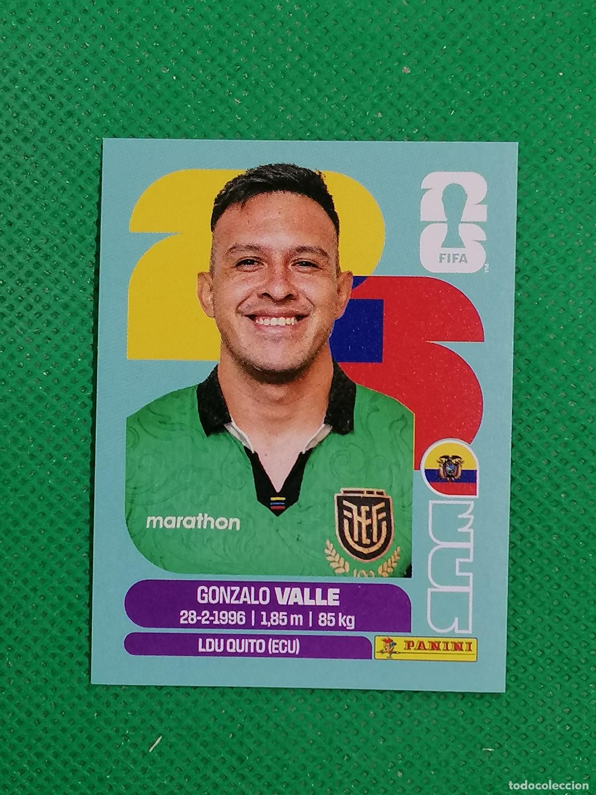 Cromos de f&uacute;tbol: ECU 3 ECU3 GONZALO VALLE ECUADOR ⚽ PANINI FIFA MUNDIAL WORLD CUP 26 2026 STICKER ⚽