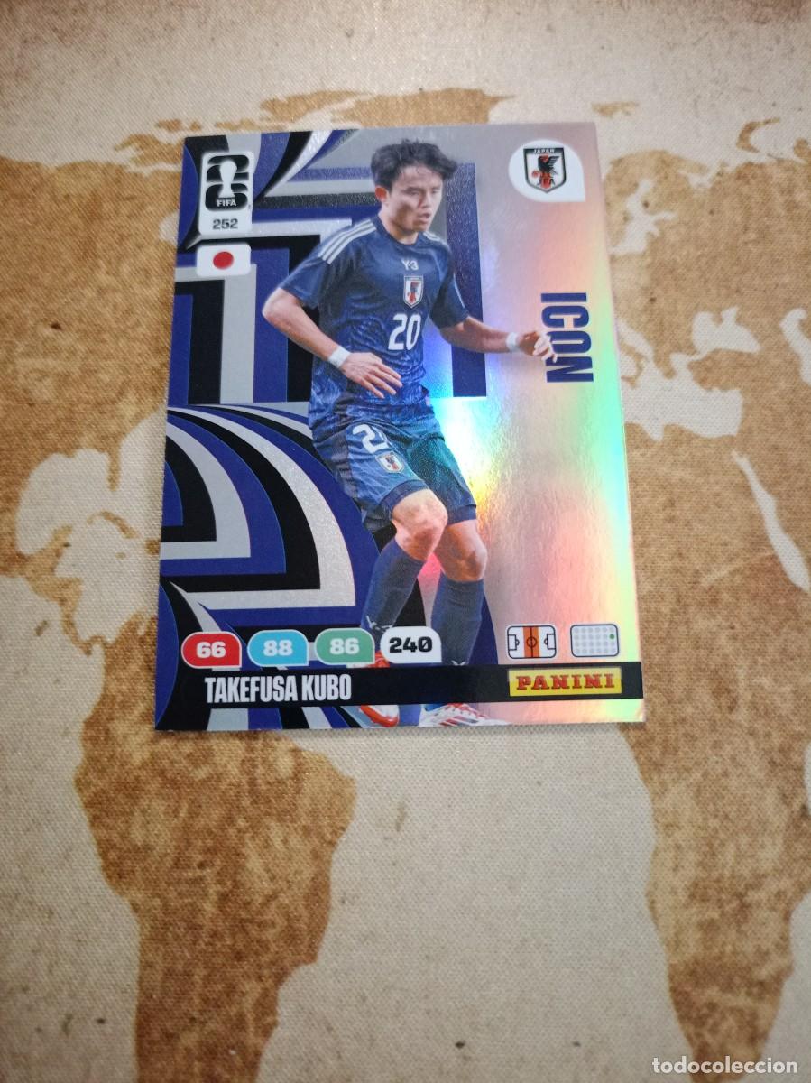 Cromos de f&uacute;tbol: Jap&oacute;n 252 TAKEFUSA KUBO Adrenalyn WORLD Cup 2026