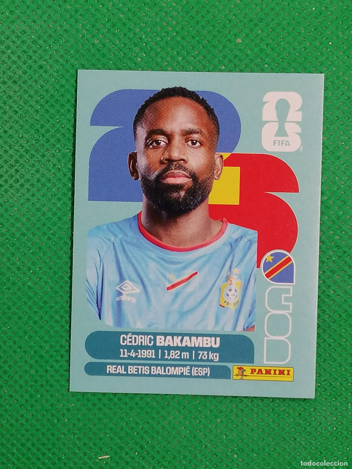 Cromos de f&uacute;tbol: COD 19 COD19 CEDRIC BAKAMBU REPUBLICA CONGO ⚽ PANINI FIFA MUNDIAL WORLD CUP 26 2026 STICKER ⚽
