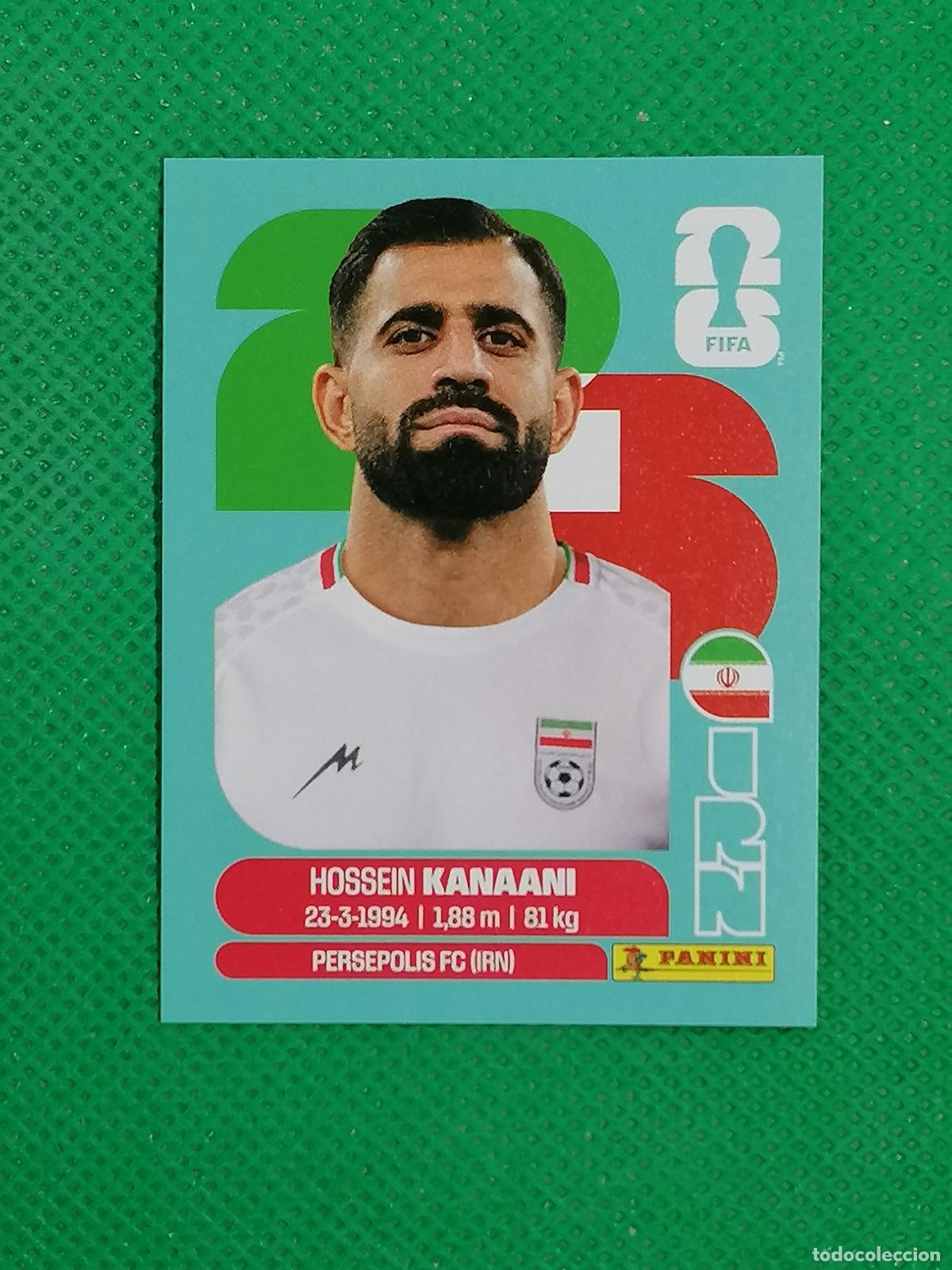 Cromos de f&uacute;tbol: IRN 8 IRN8 HOSSEIN KANAANI IRAN ⚽ PANINI FIFA MUNDIAL WORLD CUP 26 2026 STICKER ⚽