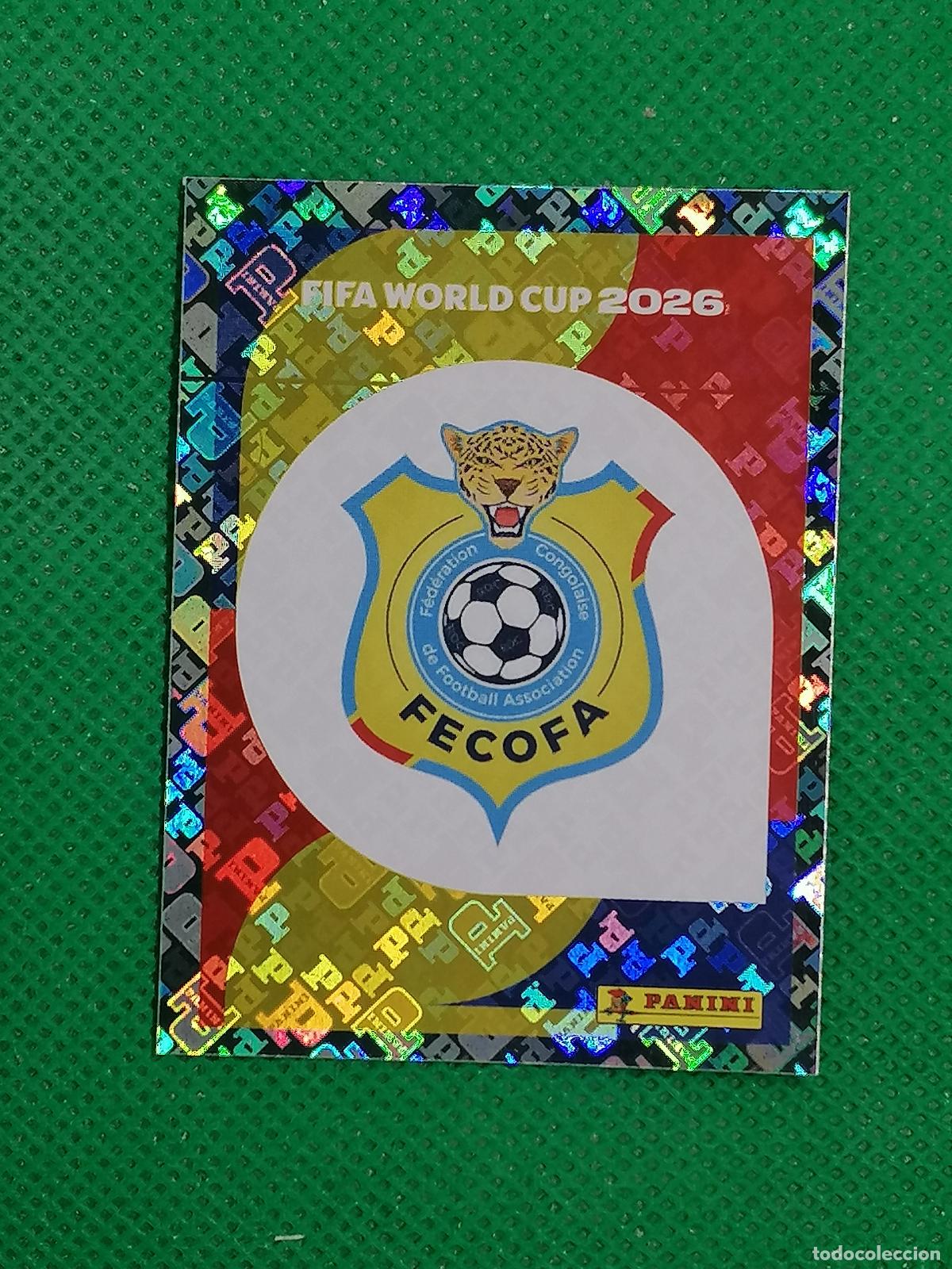 Cromos de f&uacute;tbol: COD 1 COD1 ESCUDO REPUBLICA CONGO ⚽ PANINI FIFA MUNDIAL WORLD CUP 26 2026 STICKER ⚽