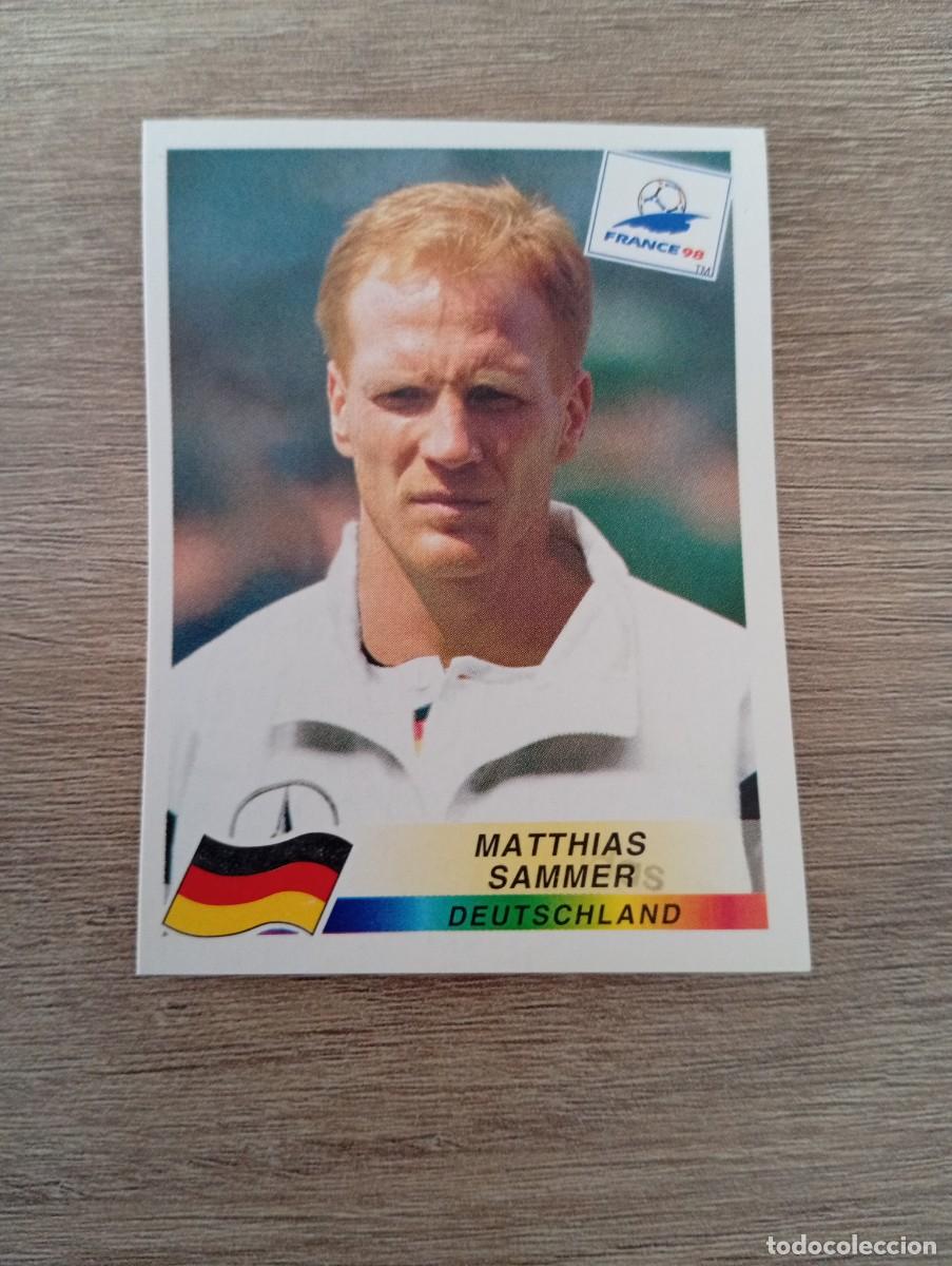 Cromos de f&uacute;tbol: MATTHIAS SAMMER 377 ALEMANIA PANINI FRANCIA 1998 98 SIN PEGAR NUNCA PEGADO