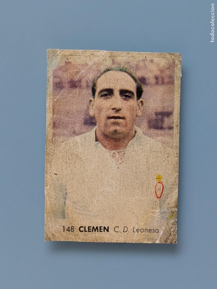 Cromos de f&uacute;tbol: RARO CROMO RARE CARD N&deg; 148 CLEMEN CD LEONESA RUIZ ROMERO LIGA 1955 1956 55/56 LEON FOOTBAL FUTBOL