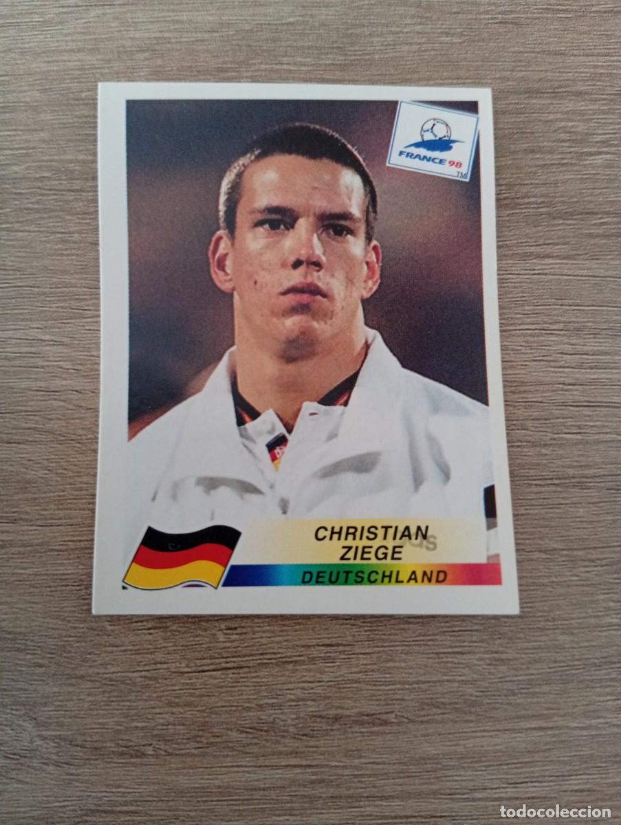 Cromos de f&uacute;tbol: CHRISTIAN ZIEGE 378 ALEMANIA PANINI FRANCIA 1998 98 SIN PEGAR NUNCA PEGADO