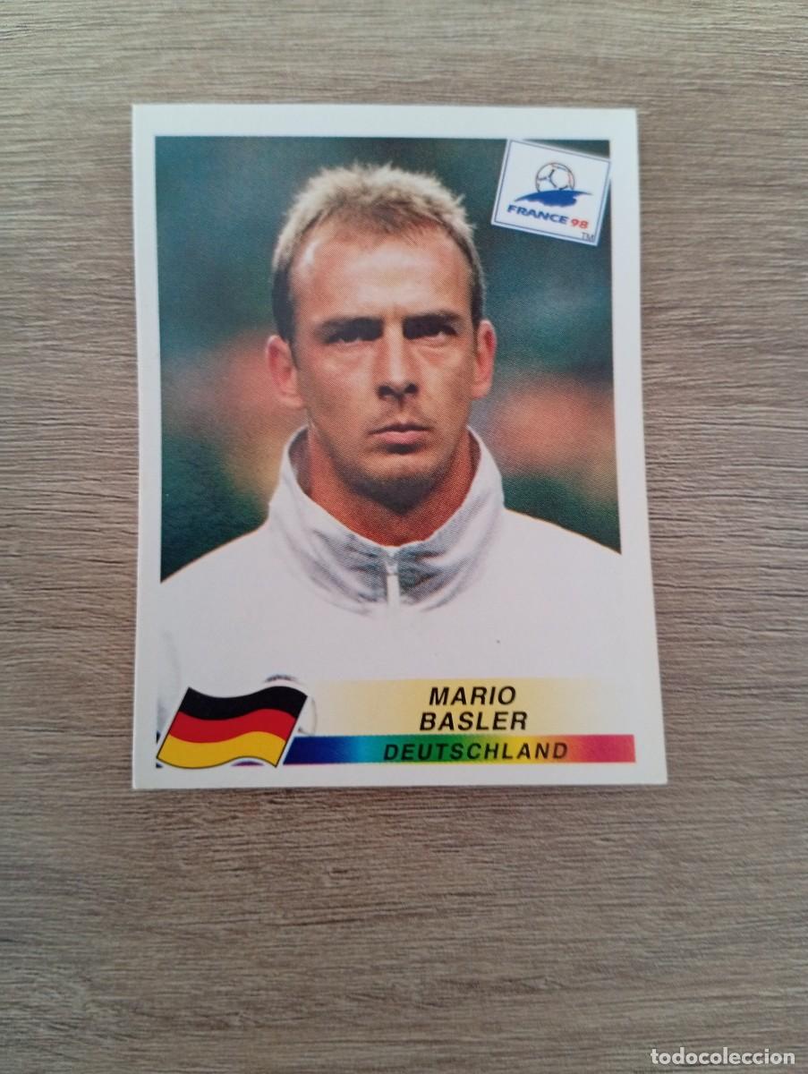 Cromos de f&uacute;tbol: MARIO BASLER 380 ALEMANIA PANINI FRANCIA 1998 98 SIN PEGAR NUNCA PEGADO