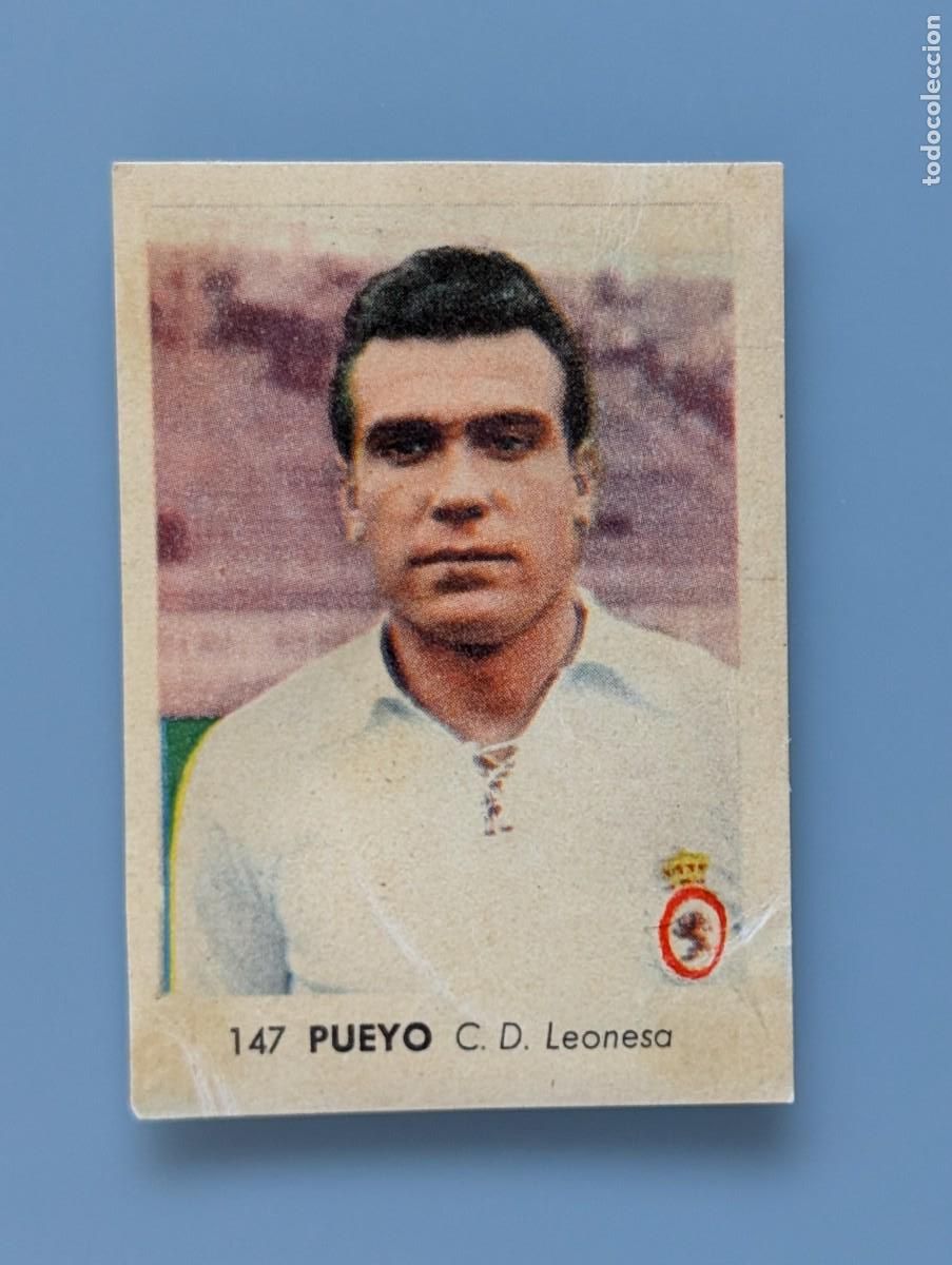 Cromos de f&uacute;tbol: RARO CROMO RARE CARD N&deg; 147 PUEYO CD LEONESA RUIZ ROMERO LIGA 1955 1956 55/56 LEON FOOTBAL