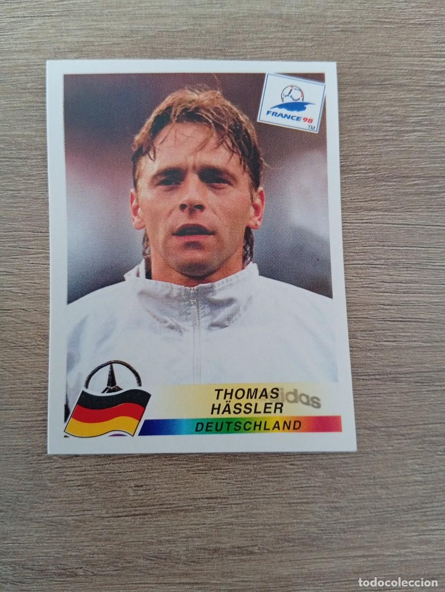 Cromos de f&uacute;tbol: THOMAS HASSLER 381 ALEMANIA PANINI FRANCIA 1998 98 SIN PEGAR NUNCA PEGADO