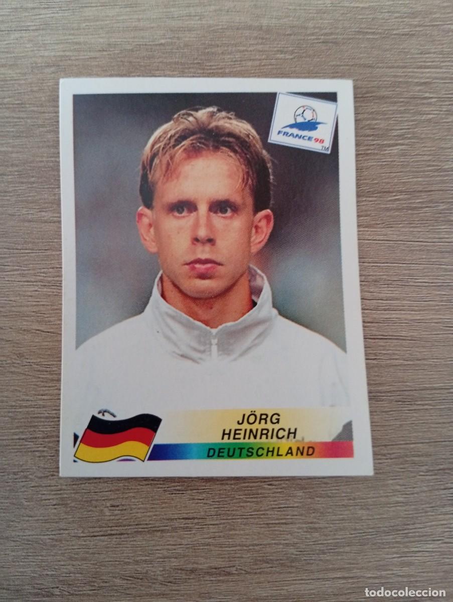Cromos de f&uacute;tbol: JORG HEINRICH 382 ALEMANIA PANINI FRANCIA 1998 98 SIN PEGAR NUNCA PEGADO