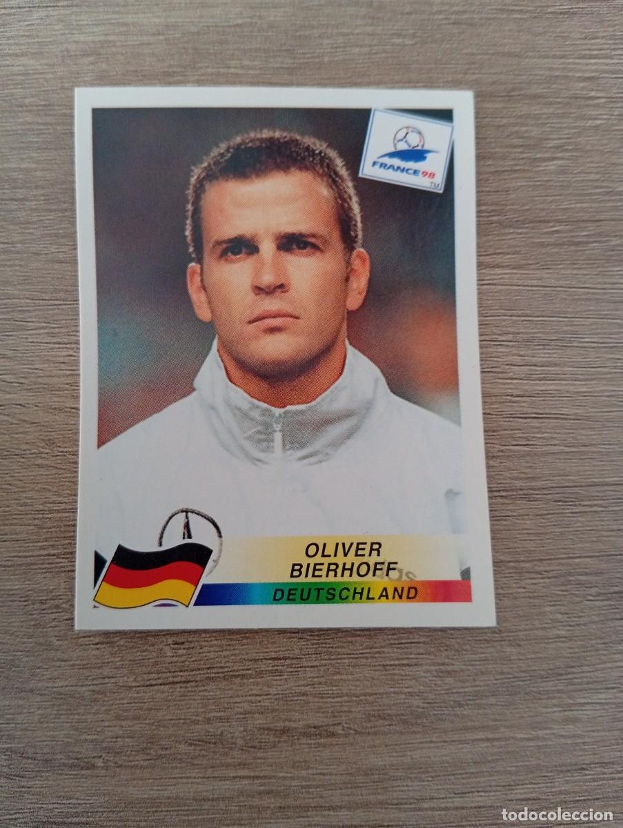 Cromos de f&uacute;tbol: OLIVER BIERHOFF 384 ALEMANIA PANINI FRANCIA 1998 98 SIN PEGAR NUNCA PEGADO