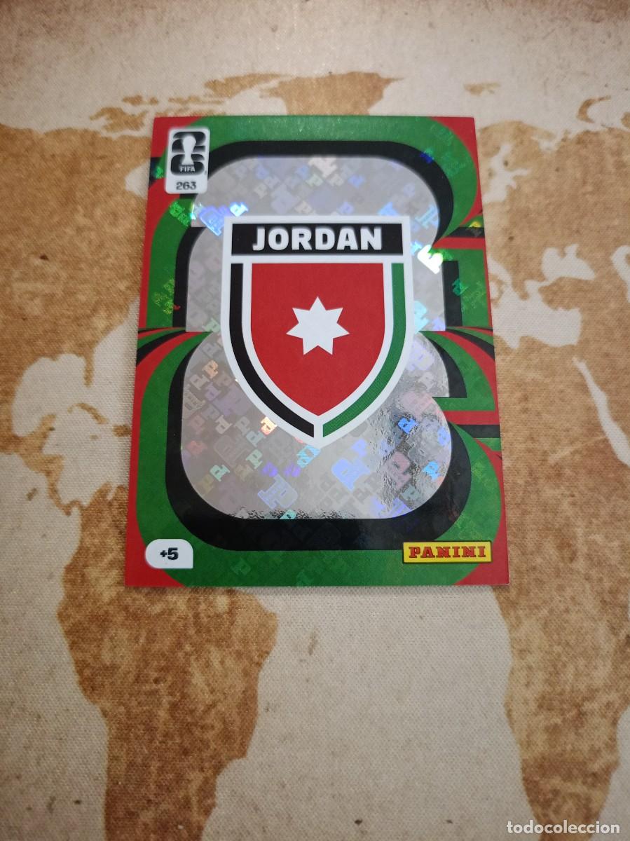 Cromos de f&uacute;tbol: Jordania 263 ESCUDO Adrenalyn WORLD Cup 2026