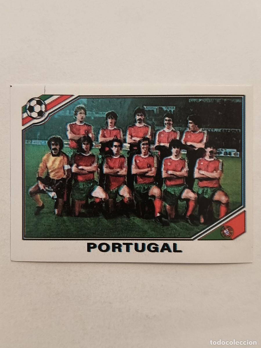 Cromos de f&uacute;tbol: #383 ALINEACION (PORTUGAL) MUNDIAL MEXICO 86 PANINI
