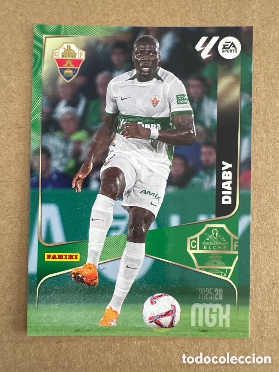 Cromos de f&uacute;tbol: # 132 Diaby Elche Megacracks 25 26 2025 2026 MGK